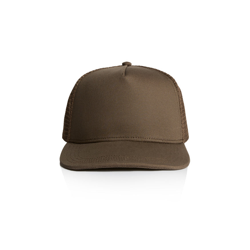 Brown cap on a white background
