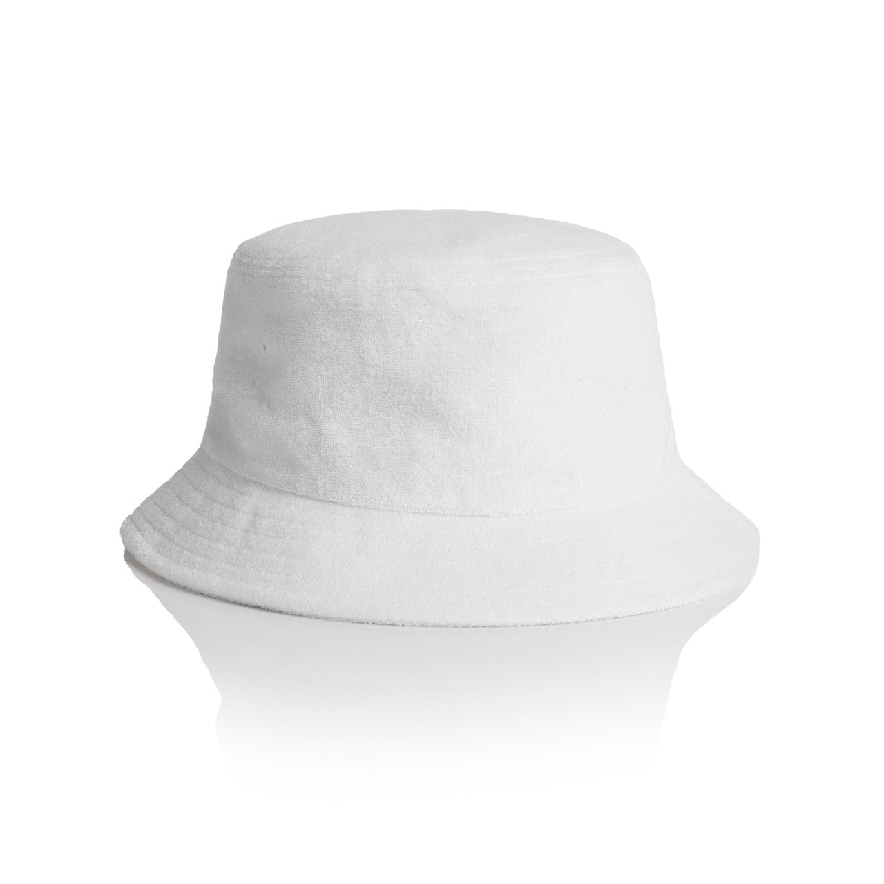 1175 Terry Bucket Hat in White