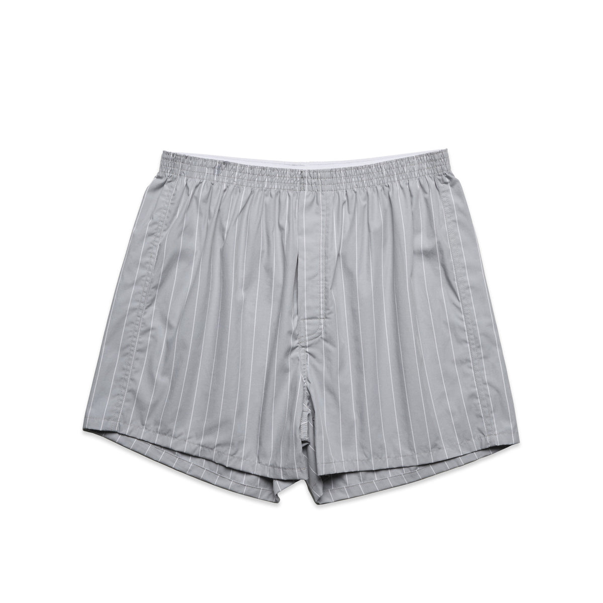 1216 Boxer Fine Stripe Shorts in Smoke/White