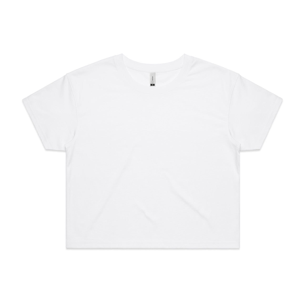 4062 Crop Tee in White
