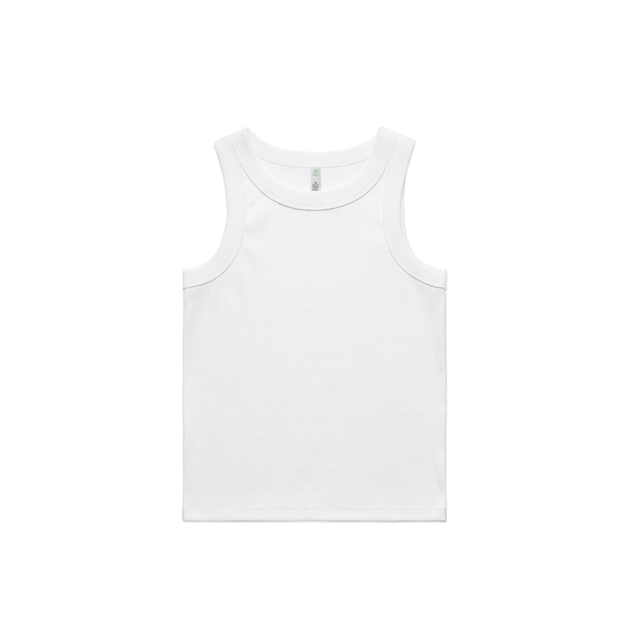 4063G Organic Rib Tank in White