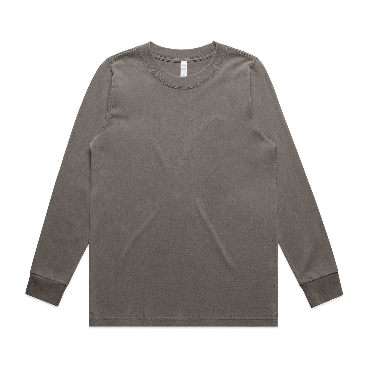 4083 Wos Heavy Faded Ls Tee in Faded Grey