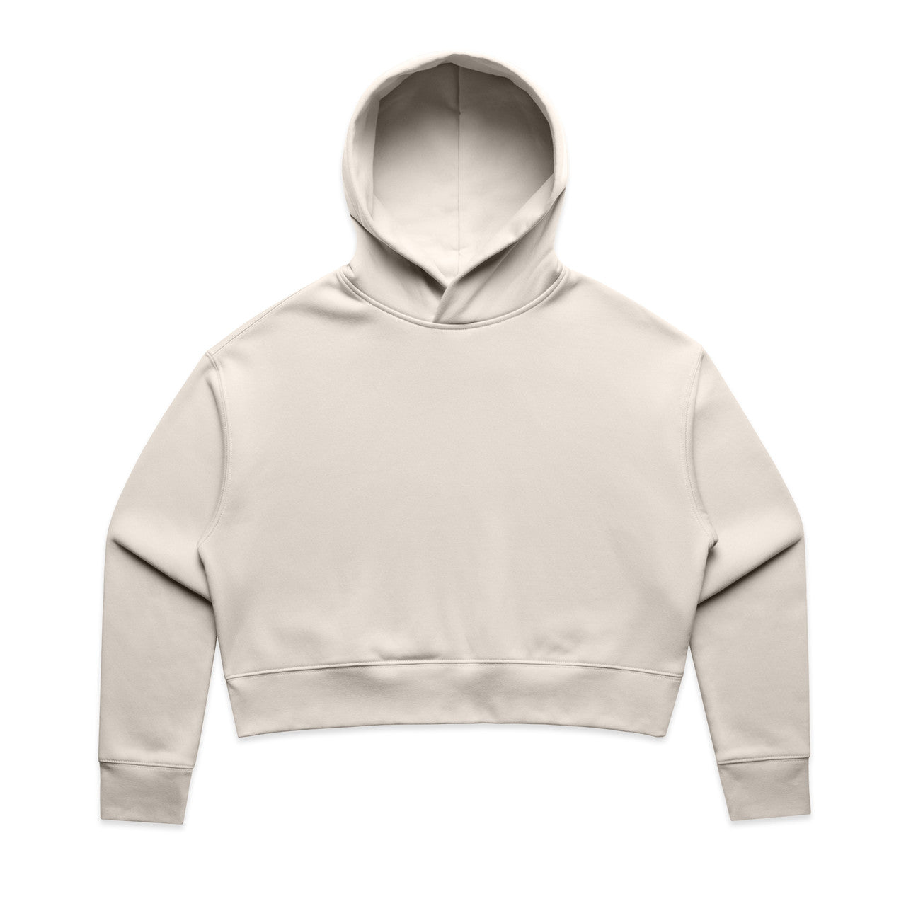 4168 Wos Relax Crop Hood in Bone