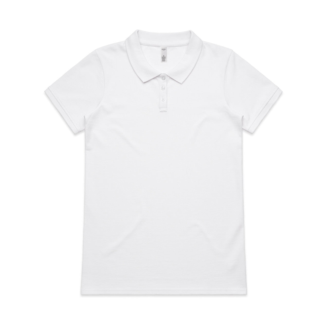 4411 Wos Pique Polo in White