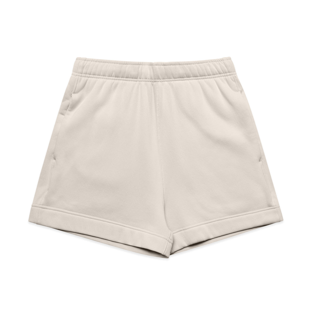 4933 Wos Relax Track Shorts in Bone