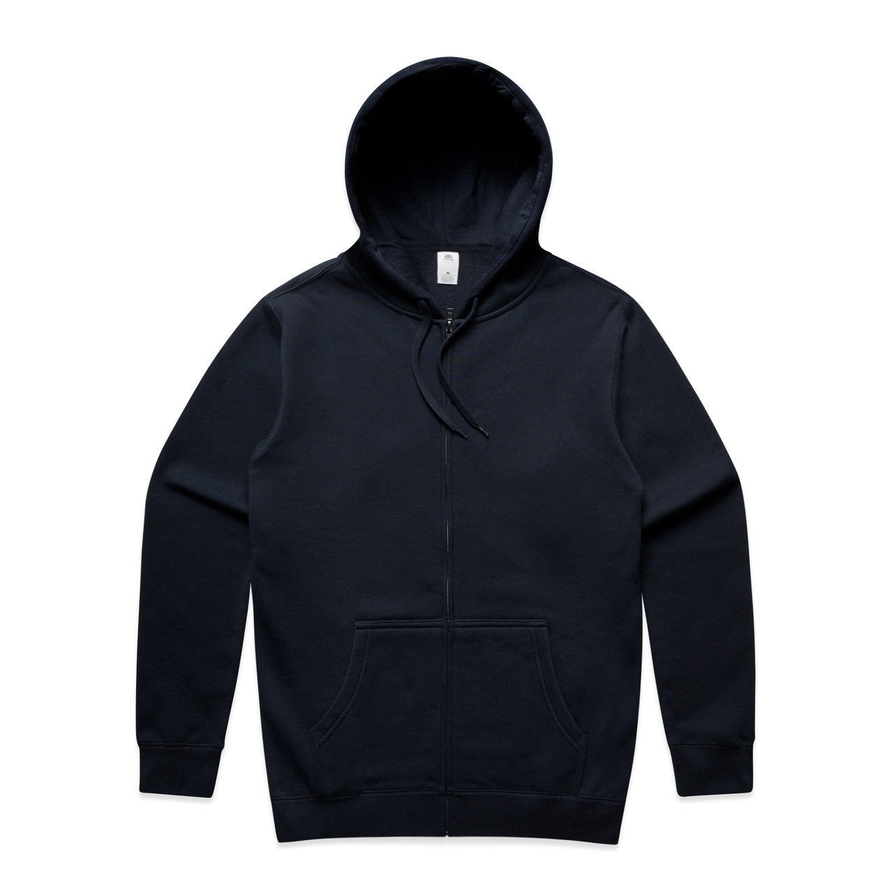 5104 Stencil Zip Hood in Navy
