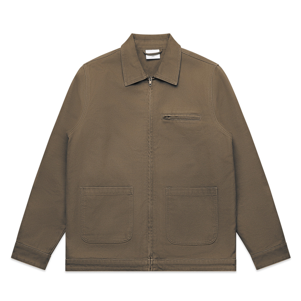 5527 Canvas Heavy Jacket in Walnut