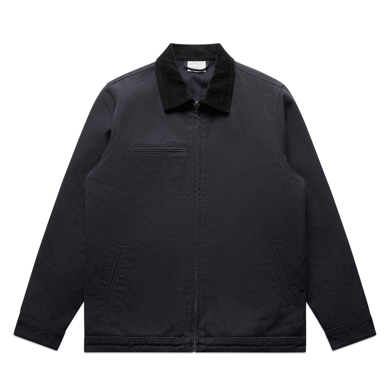 5533 Canvas Cord Collar Jacket in Ink Blue