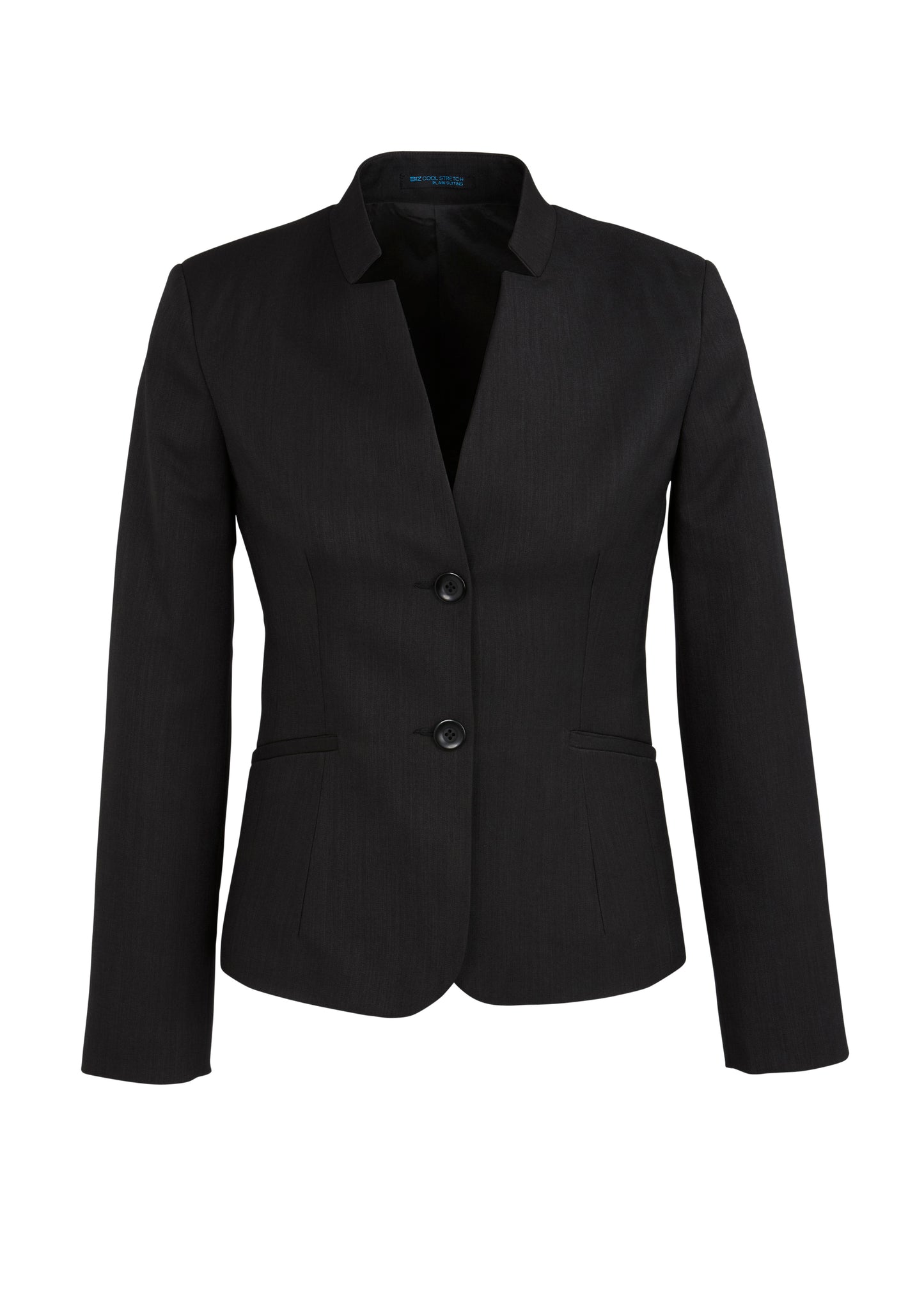 Womens Cool Stretch Short Jacket with Reverse Lapel 60113