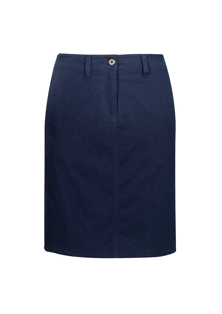 Biz Collection Womens Lawson Skirt - Navy