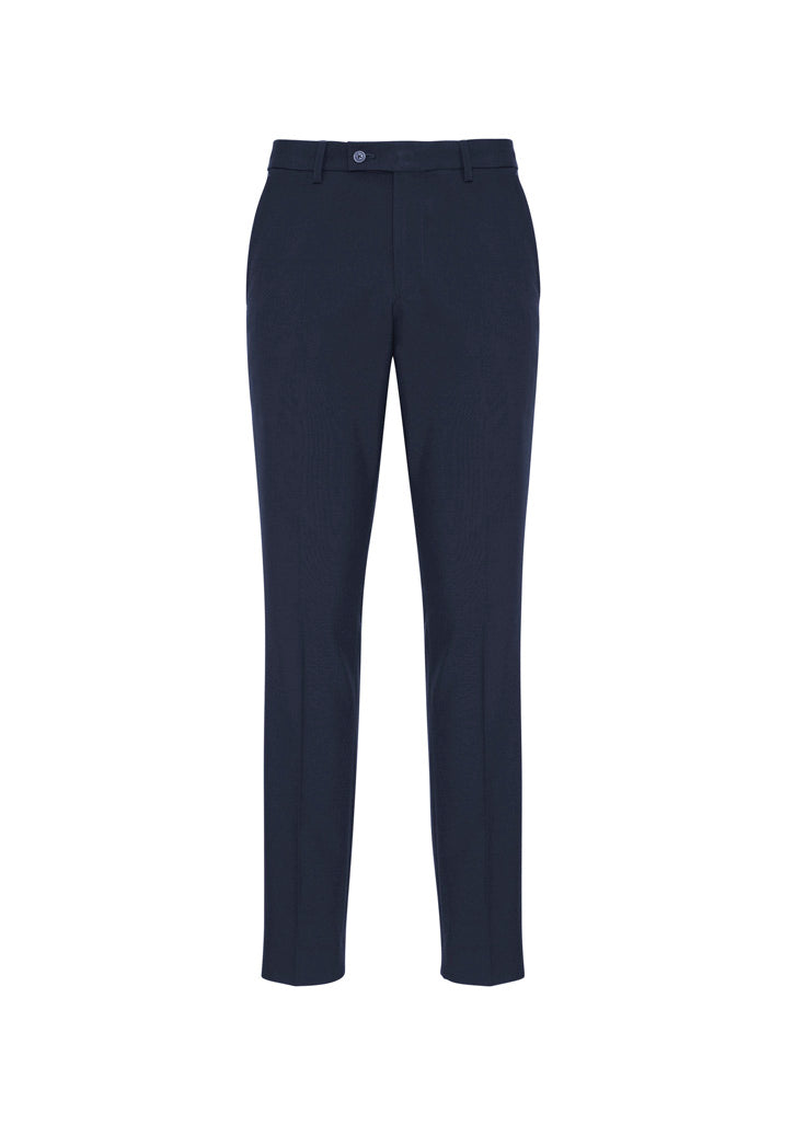 Biz Collection Mens Classic Slim Pant - Navy