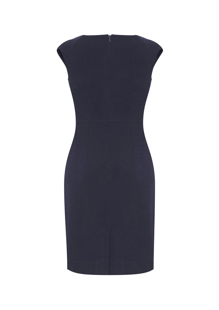 Biz Collection Womens Audrey Dress - Navy