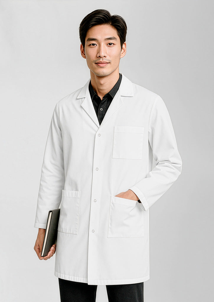 Biz Collection Lab Coat - White