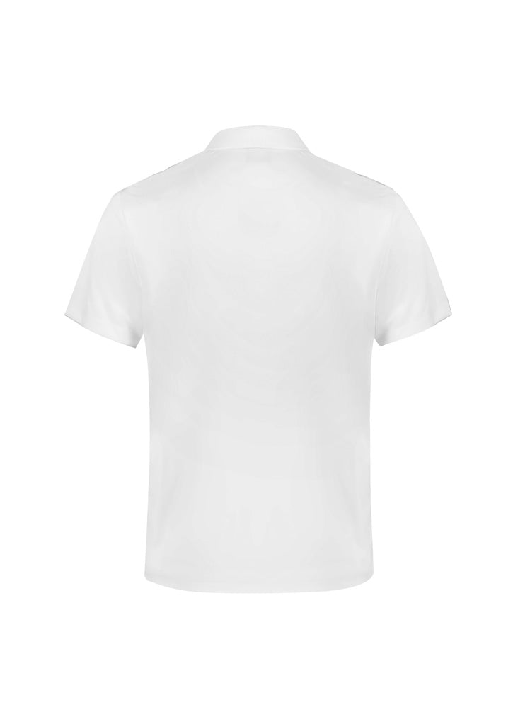 Biz Collection Kids Action Short Sleeve Polo - White