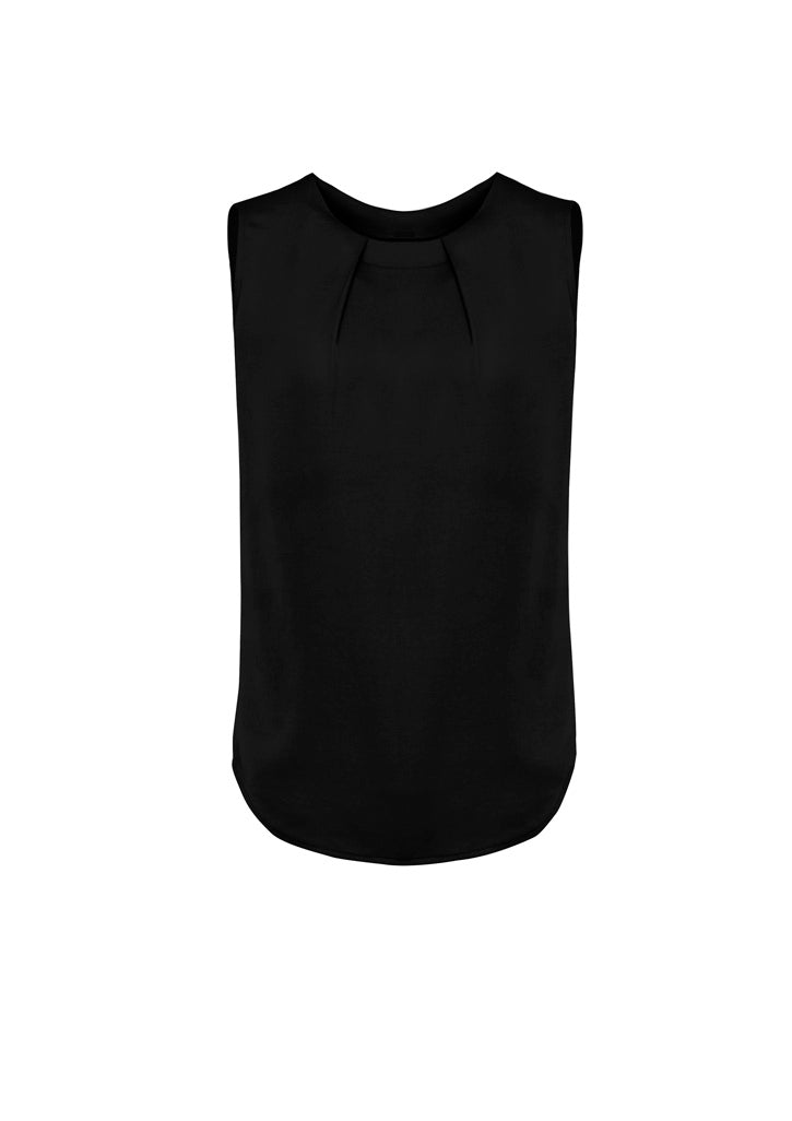 Womens Estelle Sleeveless Pleat Detail Blouse RB973LN