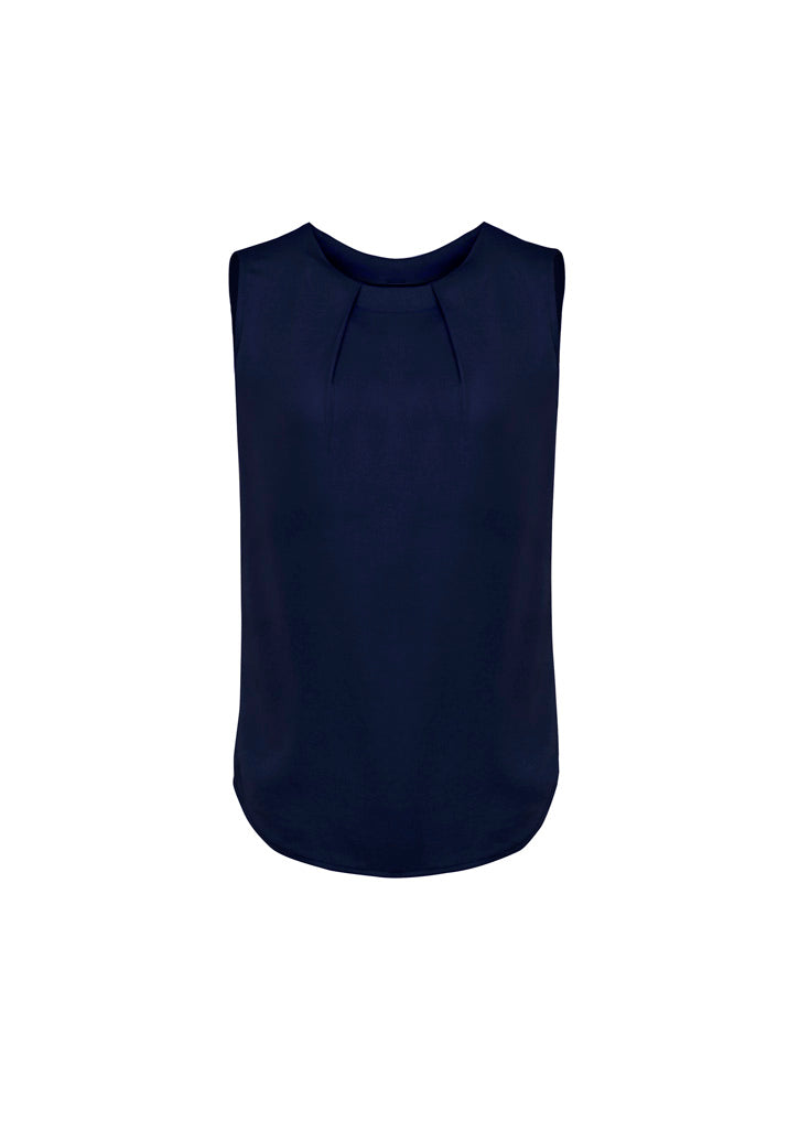 Womens Estelle Sleeveless Pleat Detail Blouse RB973LN