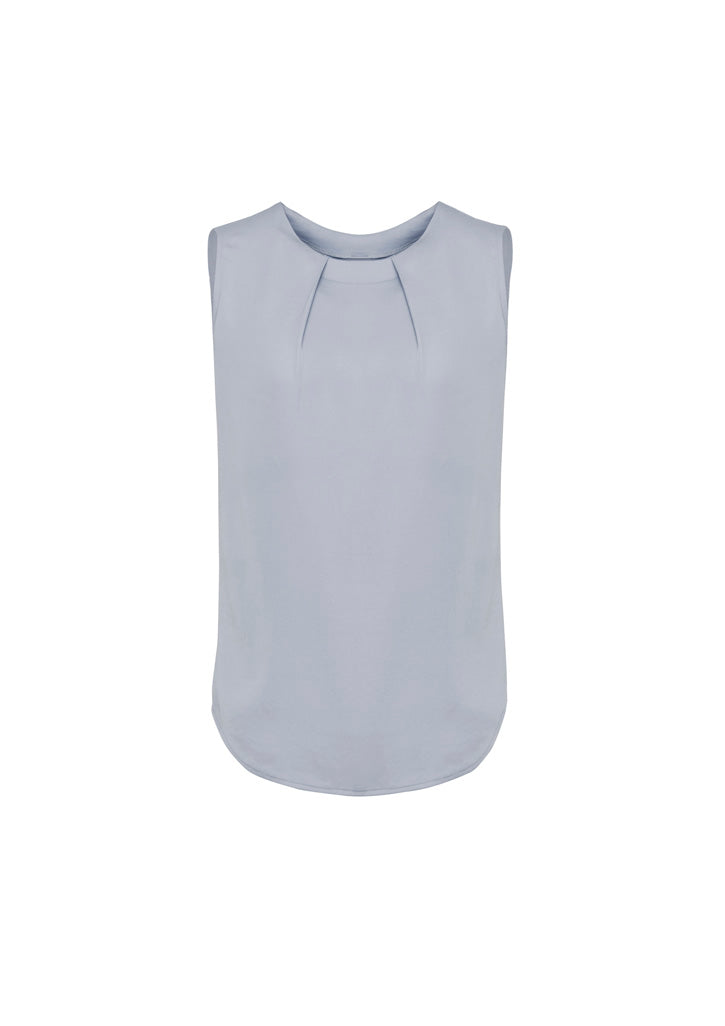 Womens Estelle Sleeveless Pleat Detail Blouse RB973LN