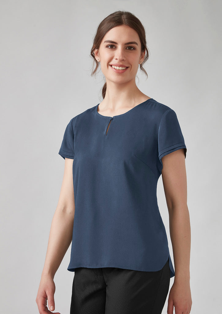 Womens Evelyn Short Sleeve Blouse RU569LS