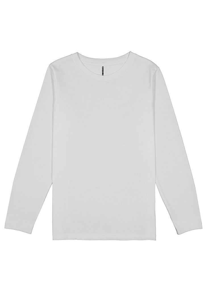 Good Mates Kids Basis Long Sleeve Tee - White