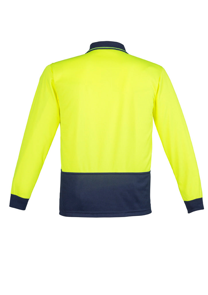 Unisex Hi Vis Basic Long Sleeve Polo