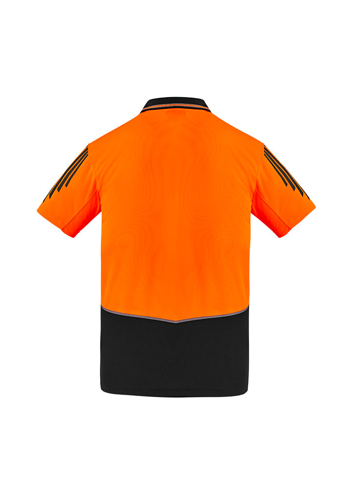 Mens Hi Vis Flux Short Sleeve Polo ZH315