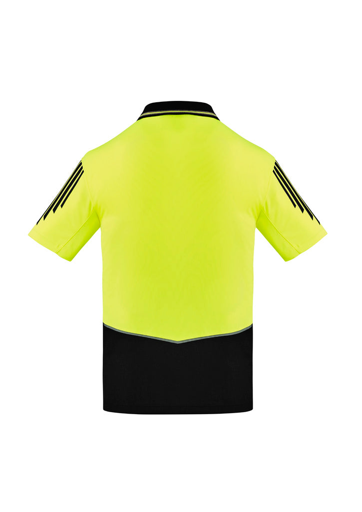 Mens Hi Vis Flux Short Sleeve Polo ZH315
