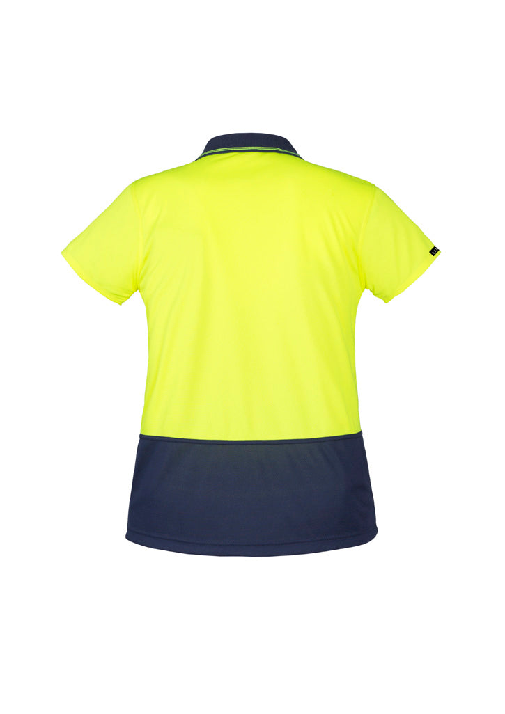 Womens Hi Vis Basic Short Sleeve Polo ZH731