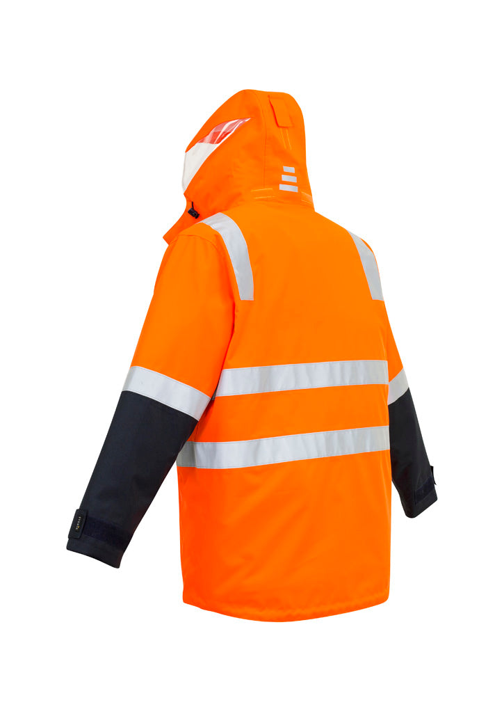 Mens Hi Vis 4 In 1 Waterproof Jacket ZJ532