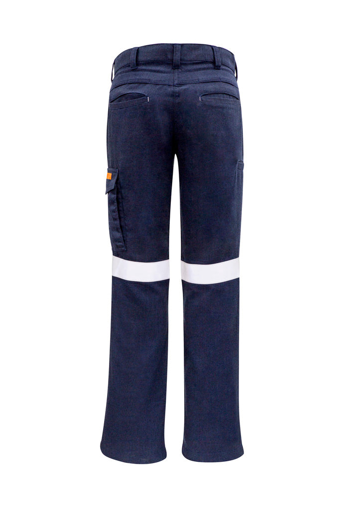 Womens Orange Flame Taped Cargo Pant ZP522