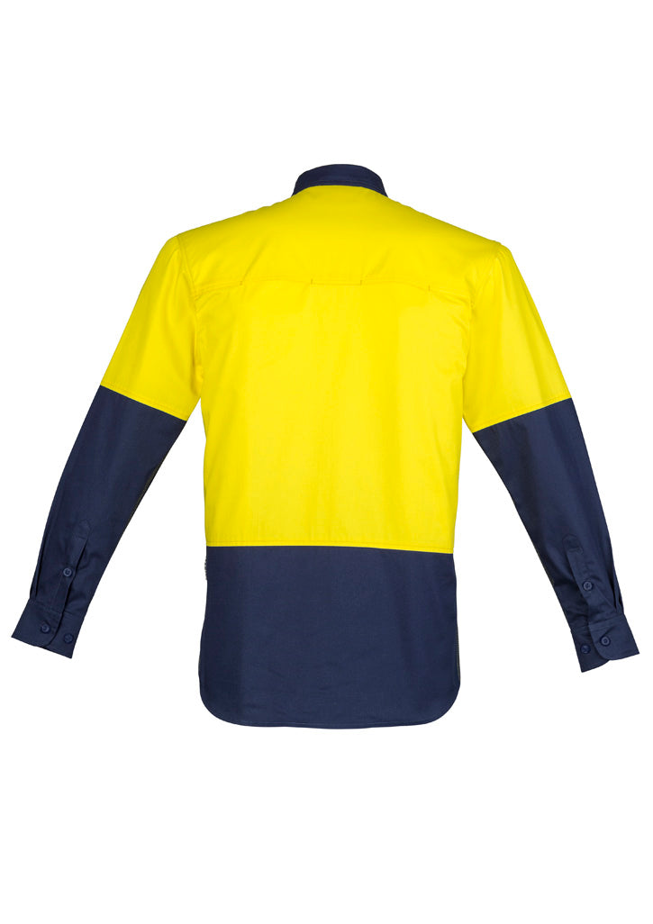 Mens Closed Front Long Sleeve Shirt ZW560