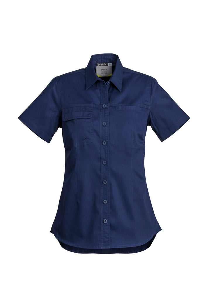 Womens Lightweight Tradie Short Sleeve Shirt ZWL120