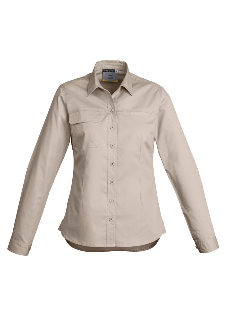 Womens Lightweight Tradie Long Sleeve Shirt ZWL121