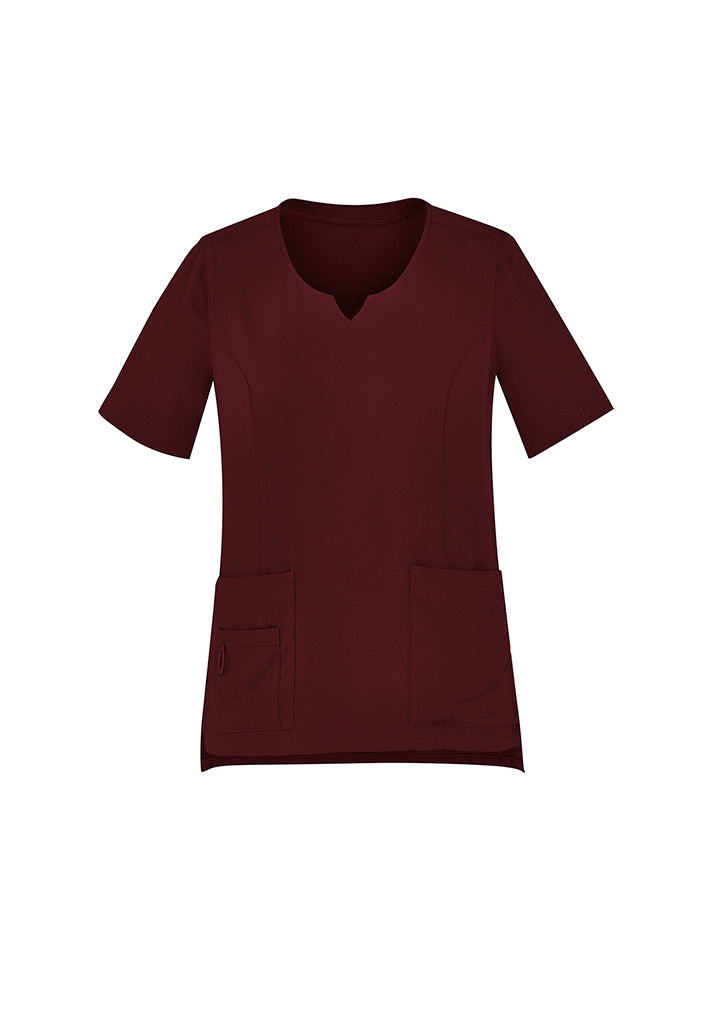 Womens Avery Round Neck Scrub Top EST942LS