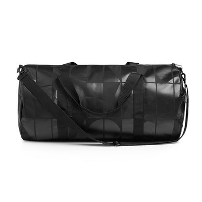 1035 Area Pattern Duffel Bag in Black