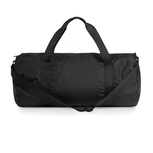 1038 Recycled Light Duffel Bag in Black
