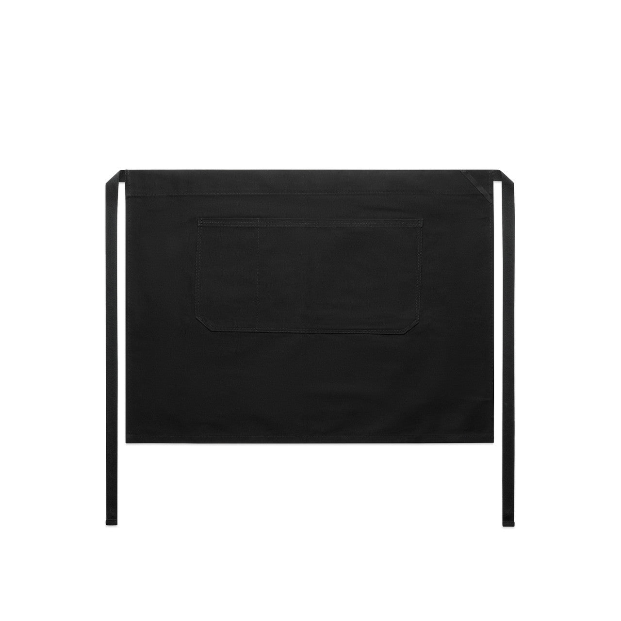 1083 Carrie Half Apron in Black