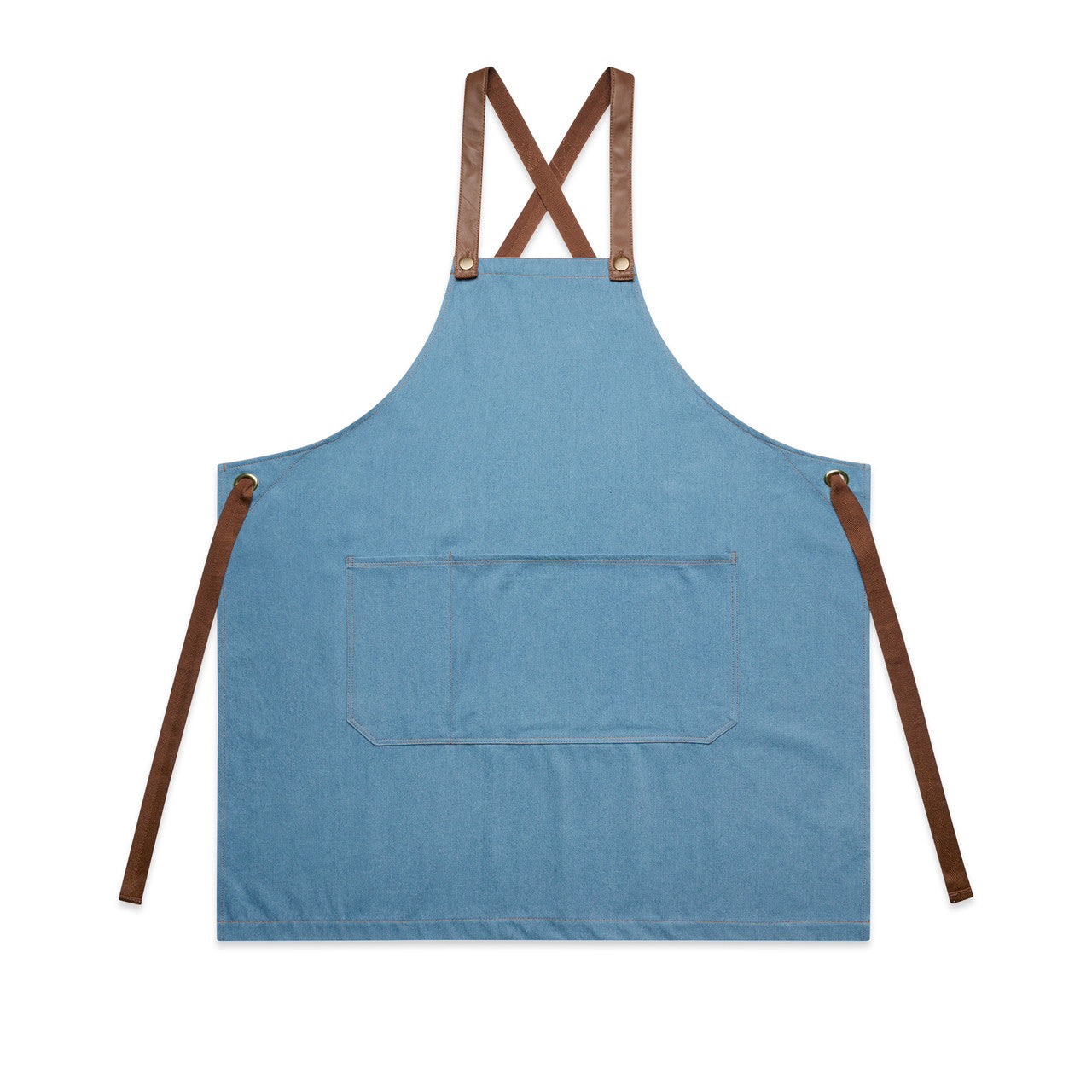1084 Denim Apron in Denim
