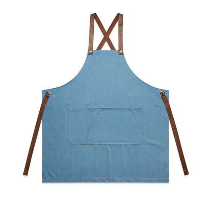 1084 Denim Apron in Denim