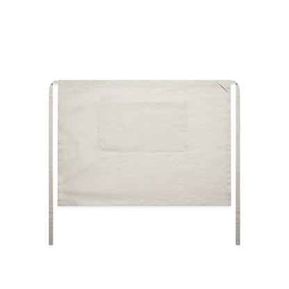 1087 Linen Half Apron in Natural