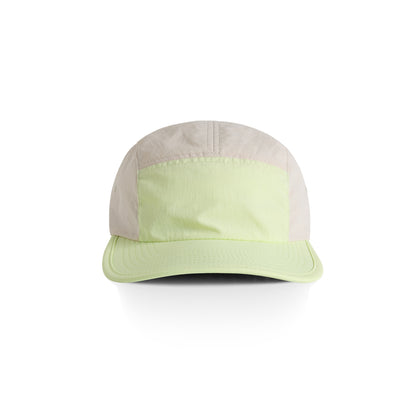1105 Finn 2-Tone Nylon Cap in Lime/Bone
