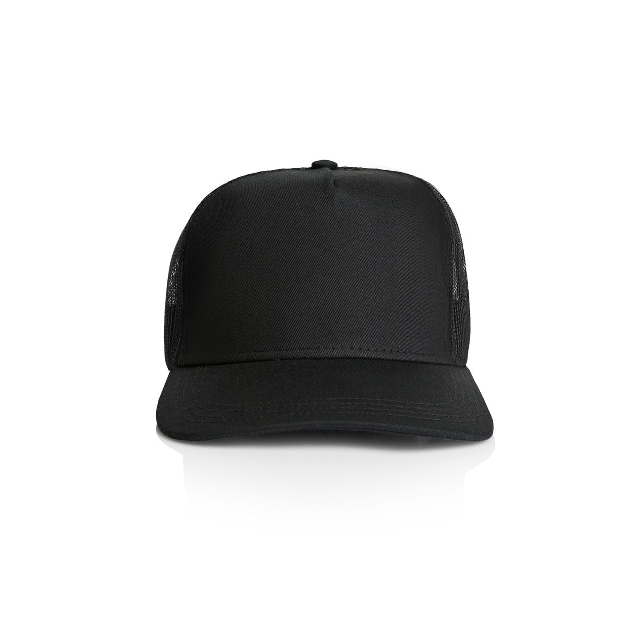 1108 Stock Trucker Cap in Black