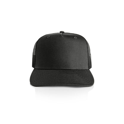 1110 Stock Contrast Trucker in Coal/Black