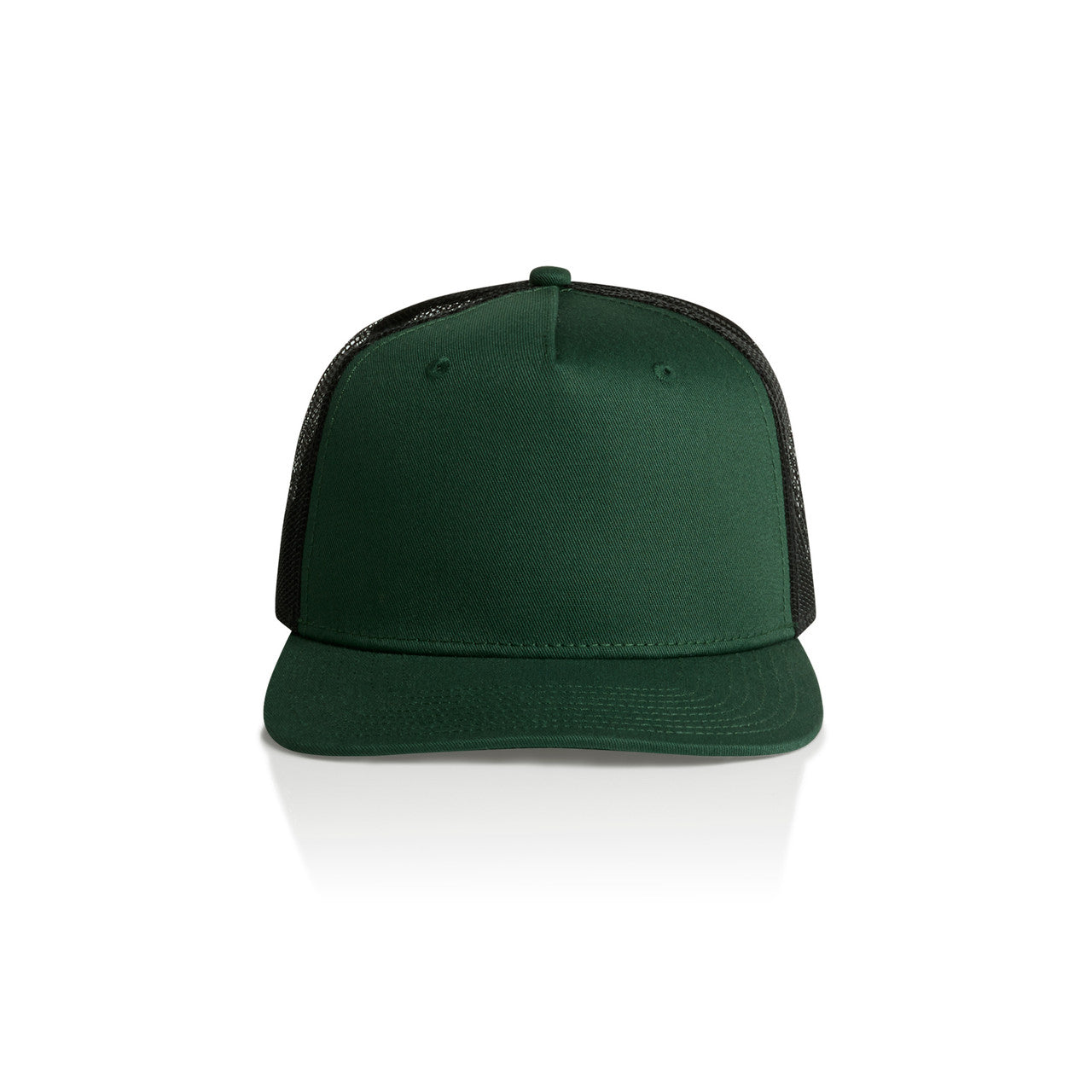 1110 Stock Contrast Trucker in Forest Green/Black