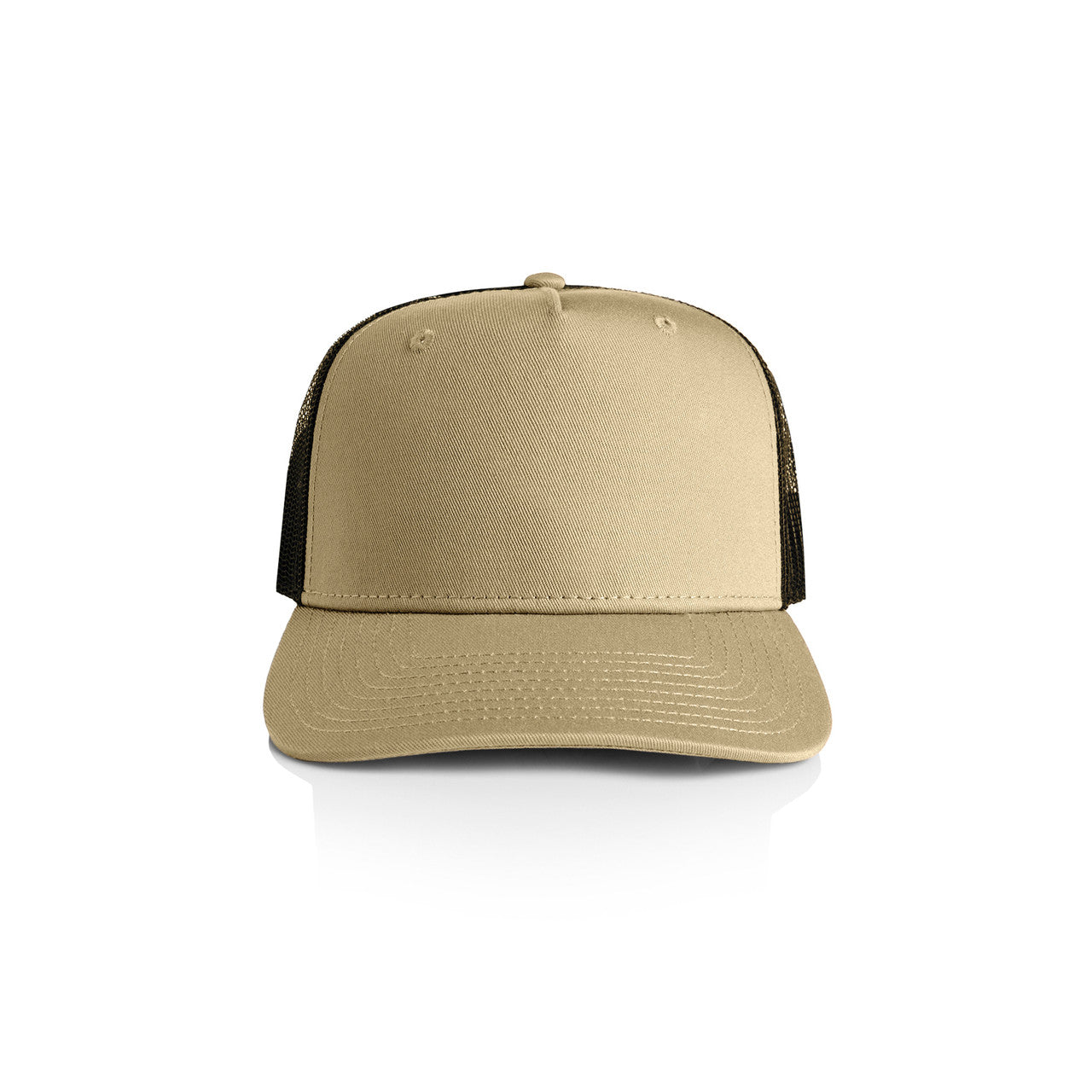 1110 Stock Contrast Trucker in Khaki/Black