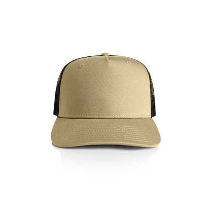 1110 Stock Contrast Trucker in Khaki/Black