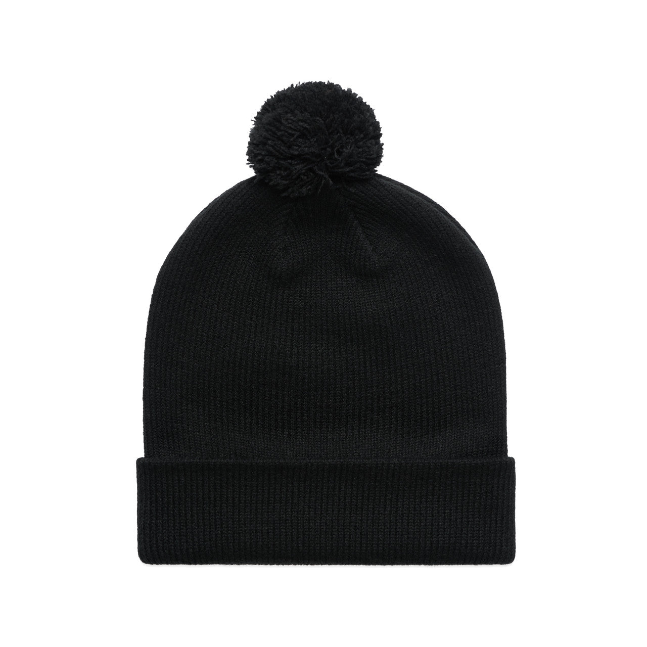 1124 Pom Pom Beanie in Black