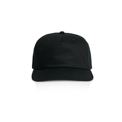 1153 Class Five Panel Cap in Black