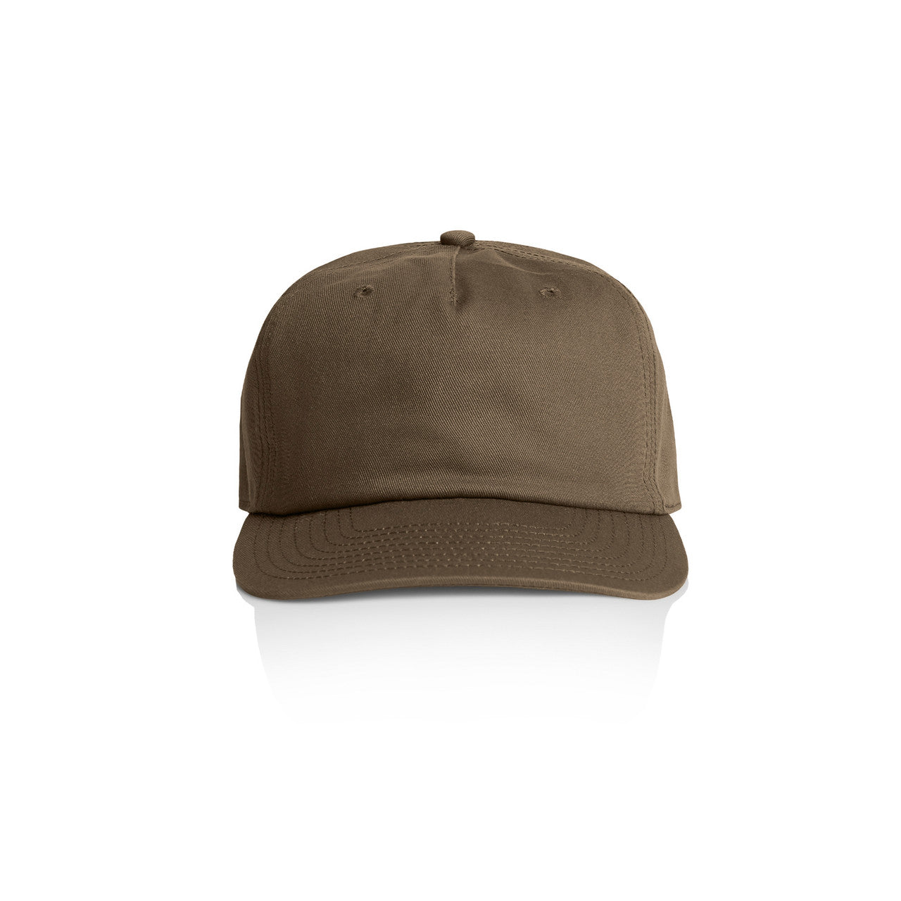 1153 Class Five Panel Cap in Walnut
