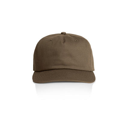 1153 Class Five Panel Cap in Walnut