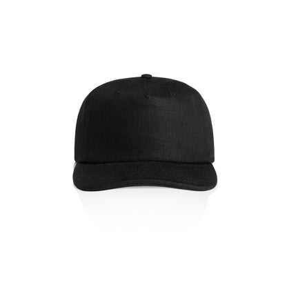 1158 Class Linen Cap in Black